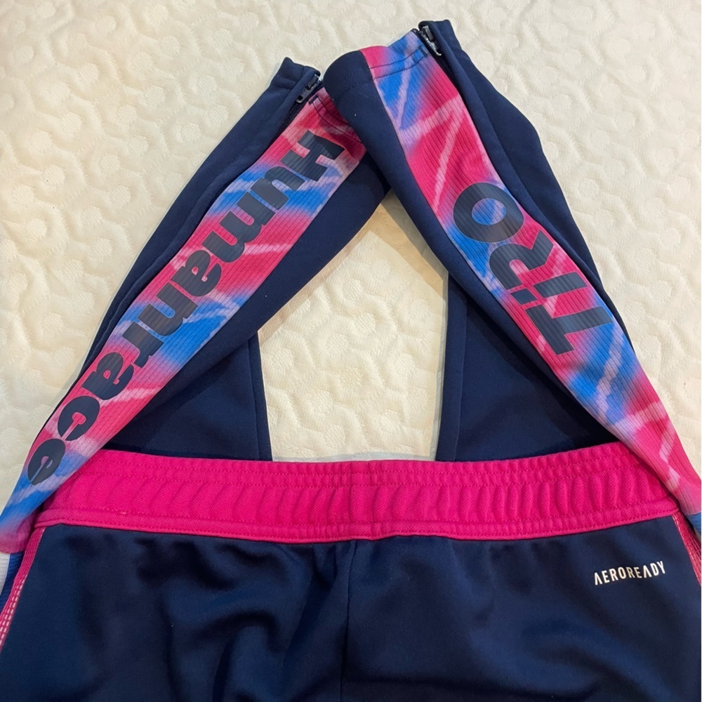 Adidas Tiro HumanRace Track Pant Navy Pink Pharrell Soccer G17452 Women’s XS - Picture 7 of 9